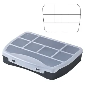 Container Jewelry Tool Box Case Organizer - Size 160x195x37mm