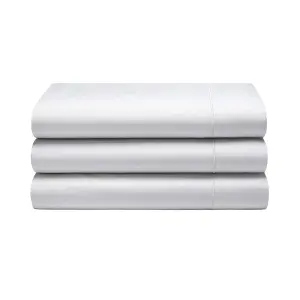 Belledorm 400 Thread Count Egyptian Cotton Flat Sheet White (Kingsize)