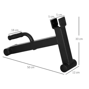 SPORTNOW Deadlift Barbell Jack for Loading, Unloading Barbell Plates