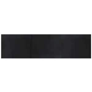 Rug Rectangular Black 80x300 cm Bamboo