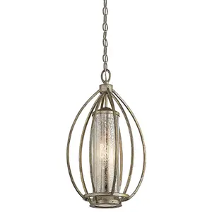 Elstead Rosalie 1 Light Ceiling Pendant Light Gold, E27