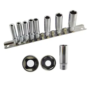 1/4" Drive Metric MM Double Deep Sockets 11pc 4mm - 13mm 6 Sided