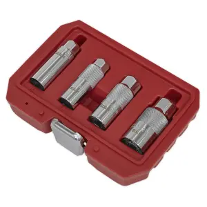 Sealey Spark Plug Socket Set 4pc 3/8"Sq Drive AK6556