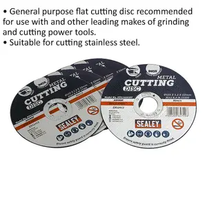 5 Pack 115mm Flat Metal Cutting Discs for Heavy Duty Angle Grinders