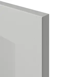 Tydeman Matt grey Shaker Bridging door & pan drawer front, 356mm x 20mm x 397mm