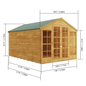 BillyOh Harper Tongue and Groove Apex Summerhouse - 12x8