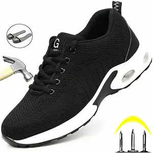 Womens Safety Trainers Shoes Boots Steel Toe Cap Trainers Sneakers Lightweight Water Resistant