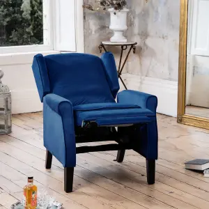 Barksdale Recliner Armchair - Dark Blue