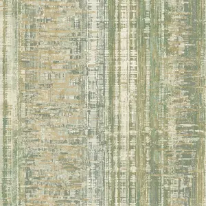 Grandeco Armana Textured Vertical Stone Effect Wallpaper, Green