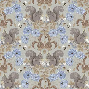 Galerie Apelviken 2 Beige Floral Woodland Smooth Wallpaper