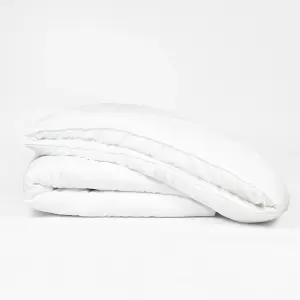 OHS 15 TOG Microfiber Duvet Quilt Microfibre Bedding, White - Single