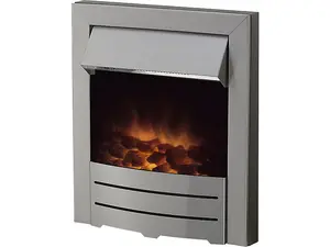 Adam Colorado Electric Fire in Brushed Steel