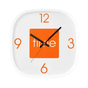 Maison by Premier Arco Orange Wall Clock