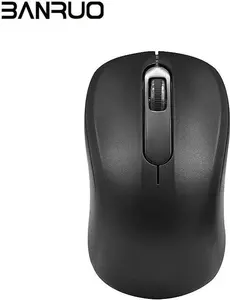 Wholesale Silent Ergonomic Mouse Inalambric PC Laptop Mice USB Nano Dongle Computer Office Ergonomic 2.4 Wireless Mouse