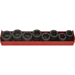 Premium 8 Piece Impact Socket Set - 3/4 Inch Drive for High Torque Applications