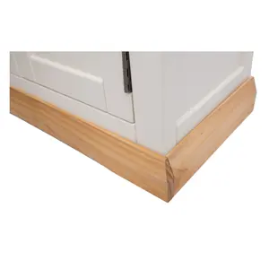 Trevi Off White 2 Door TV Cabinet Wood Knob