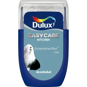 Dulux Easycare Stonewashed blue Matt Emulsion paint, 30ml