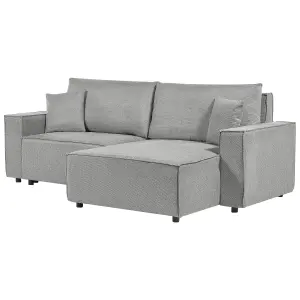 Corner Sofa KARILA Grey Left Hand