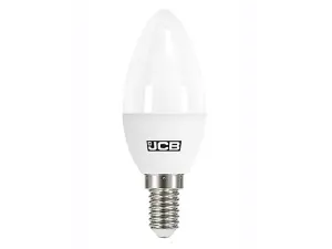 JCB 4.9w SES 3000k Frosted LED Candle Bulb - Warm White