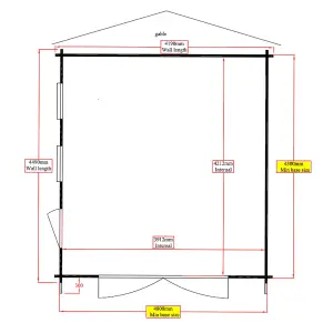 Shire 15x14 Bradenham Wooden Garage - Assembly service included