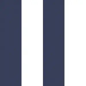 Galerie Simply Stripes 3 Navy Wide Stripe Smooth Wallpaper