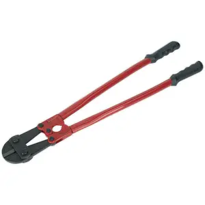 Heavy-Duty 750mm Bolt Cropper with Rubber Grips and Chromoly Steel Jaws