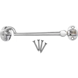 Polished Chrome Cabin Hook And Eye 100mm