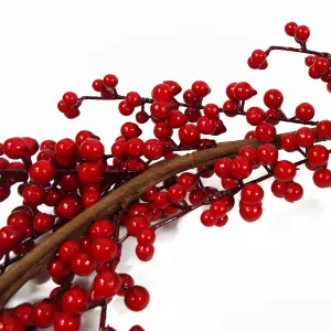 150cm Luxury Christmas Red Berry Floristry Garland