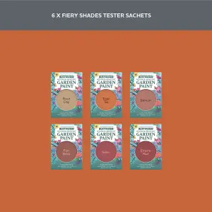 Rust-Oleum Red Satin Garden Paint Tester Samples - 10ml