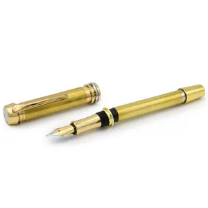 Rotur Large Jr. Gentleman Gold Fountain Pen Kit