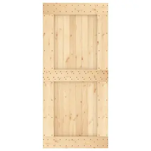 Berkfield Door NARVIK 95x210 cm Solid Wood Pine