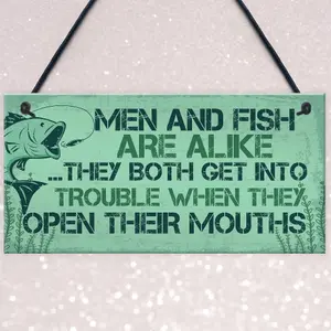 Red Ocean Funny Fishing Gifts For Men Novelty Fishing Gifts Accessories For Dad Grandad Gift Ideas For Men