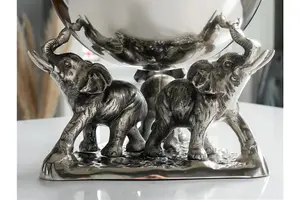 Elephant Design Metal Ice Bucket