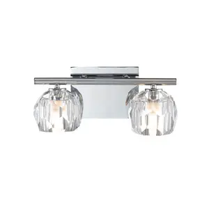 Luminosa Quoizel Regalia Wall Lamp Polished Chrome, 3000K, IP44