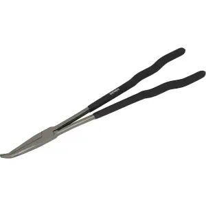 400mm Extra-Long 45 Degree Needle Nose Pliers with 70mm Jaw for Precision Work