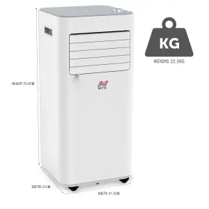 NETTA 9000BTU 3-IN-1 Portable Air Conditioner