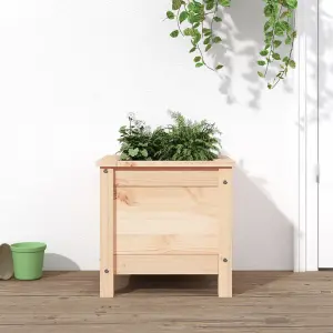 Berkfield Garden Planter 40x40x39 cm Solid Wood Pine