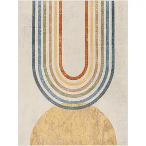 BARBARA Machine Washable Boho Area Rug 200 x 275 cm