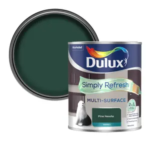 Dulux Simply Refresh Pine Needle Eggshell Multi-surface Emulsion paint, 750ml