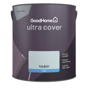 GoodHome Ultra Cover Toulon Matt Emulsion paint, 2.5L