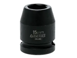 Teng Impact Socket Hexagon 6-Point 1/2in Drive 15mm