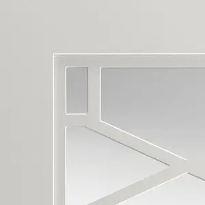 Quartz Glazed White Internal Door