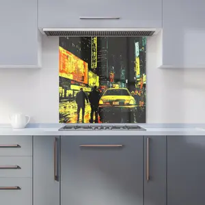 Dante Mercer: 00017 Premium Glass Kitchen Splashback W600mm x H600mm