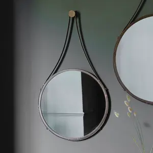 Henriqueta Metal Flat Wall Mirror 73.5 cm H x 41 cm W