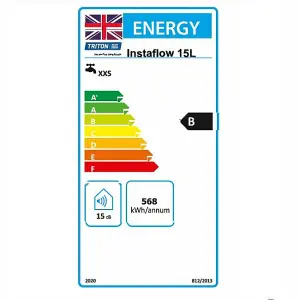 Triton Instaflow 2kw 15 Litre Stored Hot Water Heater Under Sink Single Point