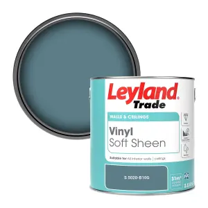 Leyland Trade Vinyl Soft Sheen Walls & Ceilings Emulsion Paint (S 5020-B10G) - 2.5L