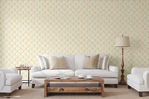 SK Filson Blue Diamond Trellis Wallpaper