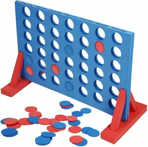 Giant EVA Foam 4-in-a-Row Connect Game - Indoor & Outdoor Family Fun Lightweight and Durable Perfect for Parties