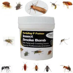 Professional Strength Fogger Fumigator for Fleas Bed bugs Moths Cluster fly Spider Poultry Red Mite all insects Killer 11g x2pack