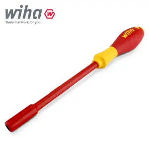 Wiha Hex Driver Screwdriver  1000v VDE Electrician 4mm Hex SoftFinish Grip 00853